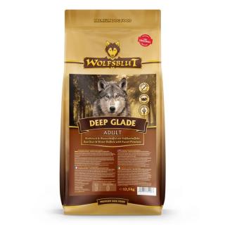 Wolfsblut Deep Glade Adult - Rőtvad és vizibivaly édesburgonyával 12,5 kg