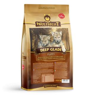 Wolfsblut Deep Glade Puppy - Rőtvad és vizibivaly édesburgonyával 12,5 kg