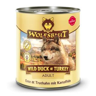 Wolfsblut Wild Duck and Turkey Adult - kacsa és pulyka burgonyával 800 g