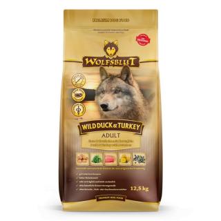 Wolfsblut Wild Duck  Turkey - Kacsa és Pulyka 12,5 kg
