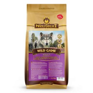 Wolfsblut Wild Game Adult - Fogoly, vadgalamb édesburgonyával 12,5 kg