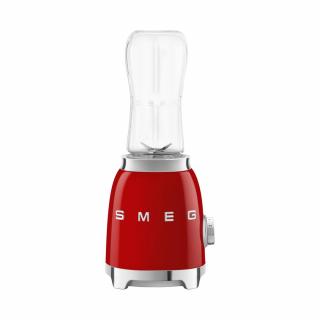 SMEG EGYSZEMÉLYES TURMIXGÉP, 50-es évek retro design, 0,6 liter, 300 W, 2 fokozat, piros