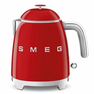 SMEG MINI VÍZFORRALÓ, 50-es évek retrodesign, 0,8 liter, 1400 W, piros