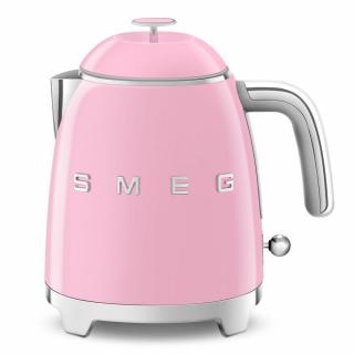 SMEG MINI VÍZFORRALÓ, 50-es évek retrodesign, 0,8 liter, 1400 W, rózsaszín