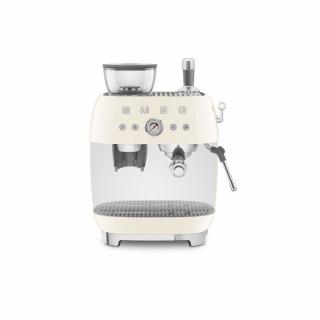 SMEG ŐRLŐVEL KOMBINÁLT ESPRESSO KÁVÉFŐZŐ, retro, bézs