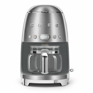 SMEG retro filteres kávéfőző, ezüst/króm