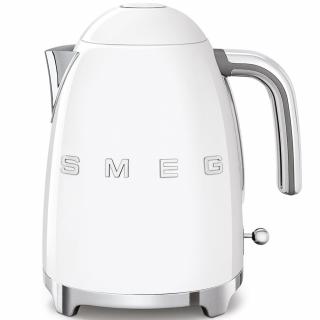 SMEG retro vízforraló,3D logó, fehér