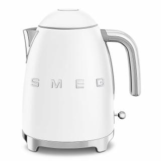 SMEG retro vízforraló,3D logó, matt fehér