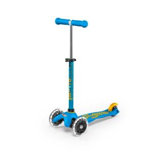 3 kerekű LED roller, óceánkék