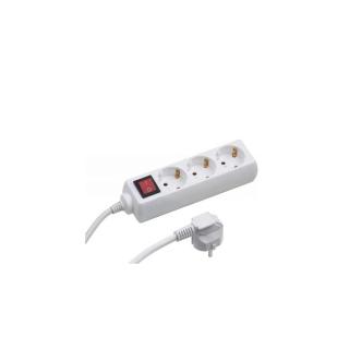 Anco 3-as hálózati elosztó kapcsolóval 1,4m hosszabbító H05VV-F 3x1,0 mm2 321150