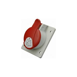 Beépíthető ipari csatlakozóaljzat dugalj 400V 5P 16A IP54 SEZ IEN 1653 DAFB-164
