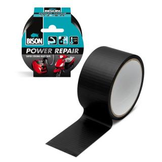 BISON Power Repair szöveterősített ragasztószalag - fekete - 10 m B12513 BISON