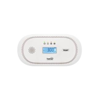 HOME CO10LCD szén-monoxid vészjelző, LCD kijelző , elemes, 2 év elem élettartam, 10 év érzékelő élettartam CO10LCD