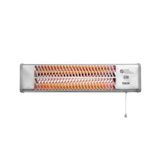 Home FK 24 falra szerelhető elektromos karccsöves fűtőtest, 600W/1200W, IPX4 védelem, ezüst FK24