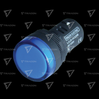 LED-es jelzőlámpa, kék  LJL22-BE  TRACON