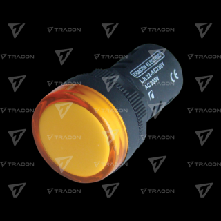 LED-es jelzőlámpa, sárga  LJL22-YE  TRACON