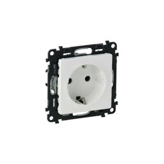 Legrand Valena Life 2P+F csatlakozóaljzat gyermekvédelemmel, csavaros vezetékbekötéssel fehér 753124