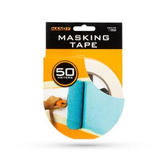 Maszkolószalag - vízbázisú ragasztóval - 50 m x 36 mm - fehér 11086B HANDY
