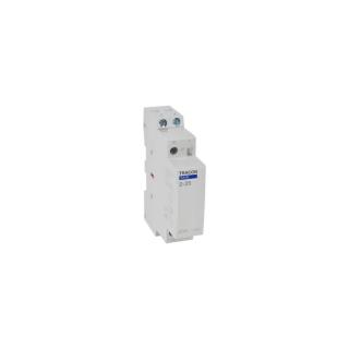 Moduláris kontaktor 25A 2xNO 230V AC 1modul TRACON SHK2-25