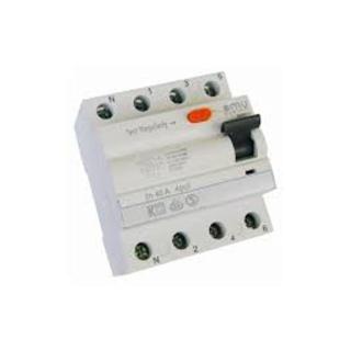 OMU system OMR10 "A" típus 4 pólusú 100A 30mA FI relé A típus 10kA OMR104A100003