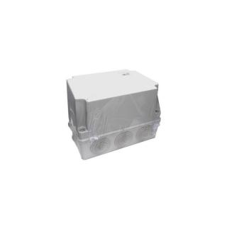S-BOX 306H magasított falon kívüli műanyag kötődoboz gumi bevezetővel 150x110x140 mm IP55 PAWBOL