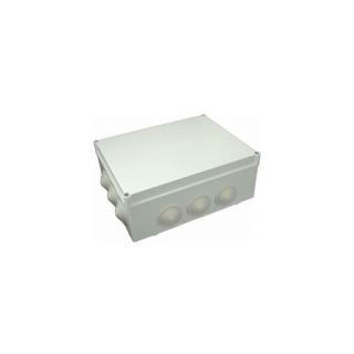 S-BOX 606 falon kívüli műanyag kötődoboz gumi bevezetővel 300x220x120mm IP55 PAWBOL