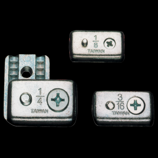Sodronyszorító bilincs, acélmax, acél d=3mm (1/8coll), M3 AMAX3