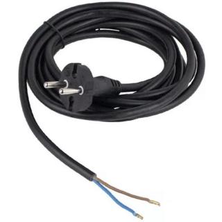 Szerelhető hálózati bekötő kábel fekete 3m H05RR-F 2x1,5 mm2 ANCO 321658