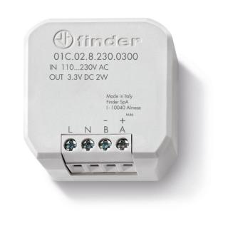 Tápegység a BLISS Wi-Fi szobatermosztáthoz FINDER 01C.02.8.230.0300-as típus