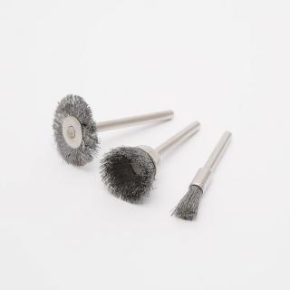 Tisztítókefeszett (fém) 3 db / bliszter 10125-01