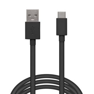 USB kábel, Adatkábel - USB Type-C - fekete - 1 m 55550BK-1 Delight