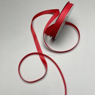 Piros ripsz szalag - 10 mm