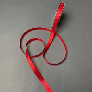 Piros szatén szalag - 12 mm