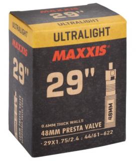 Belső Maxxis 29x1.75/2.4 ULTRALIGHT Presta szelepes 48mm 155g