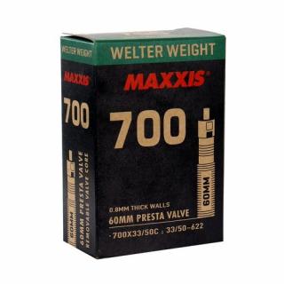 Belső Maxxis 700X33/50C WELTER WEIGHT Presta szelepes 60mm 130g