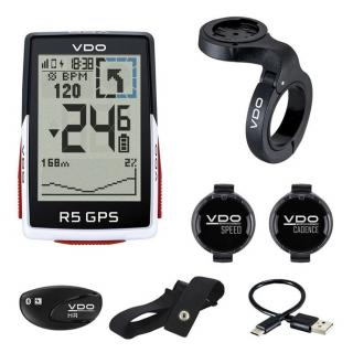 Computer szett VDO R5 GPS (pedálfordulat, pulzus, sebesség szenzor)