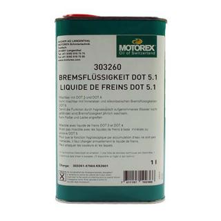 Fékfolyadék Motorex BRAKE FLUID DOT 5.1 (180 °C forráspont) 1L