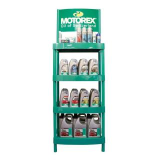 Shop műanyag álló display Motorex