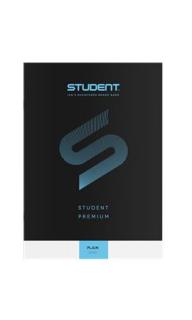 Füzet, tûzött, A4, sima, 32 lap, ICO "Student Premium", fekete
