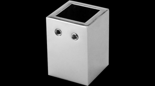 CUBE Fali üvegrögzítő csőhöz 90°