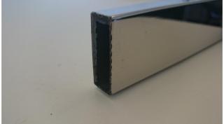 Tolóajtós zuhanykabinhoz cső - 2 m-es, 40x15mm