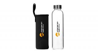 Forpro GLASS BOTTLE ÜVEG KULACS Fekete (500ml)