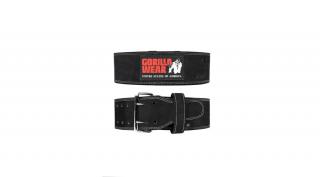 Gorilla Wear 4" Leather Lifting Belt (fekete)