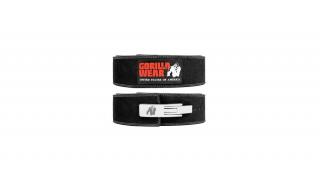 Gorilla Wear 4" Leather Lifting Lever Belt (fekete)