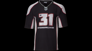 Gorilla Wear Athlete T-shirt 2.0 Dennis James (fekete/szürke)