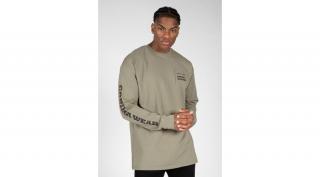 Gorilla Wear Boise Oversized Long Sleeves (army zöld)