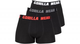 Gorilla Wear Boxershorts 3-pack (fekete)