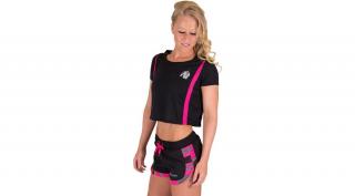Gorilla Wear Columbia Crop Top (fekete/pink)