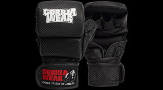 Gorilla Wear Ely Mma Sparring Gloves (fekete/fehér)