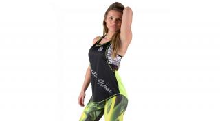 Gorilla Wear Florida Stringer Tank Top (fekete/lime)